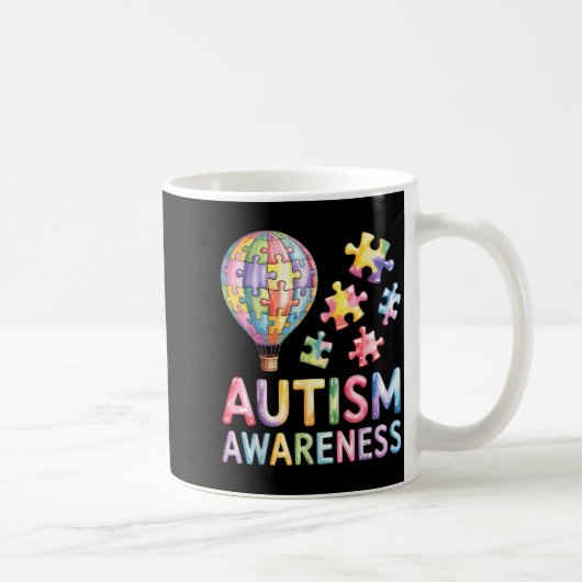 Autism awareness  koffiemok (Rechts)