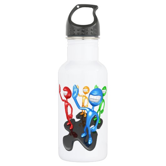 Autism Awareness Liberty Bottle Waterfles (Voorkant)