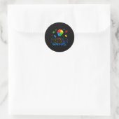 Autism Awareness Light Bulb Puzzle Ronde Sticker (Tas)