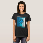 Autism Awareness  Light It Up Blue Autism Awarenes T-shirt (Voorkant volledig)