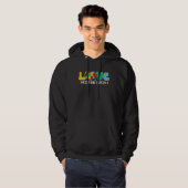 Autism Awareness Love Needs No Words Autism Specia Hoodie (Voorkant volledig)