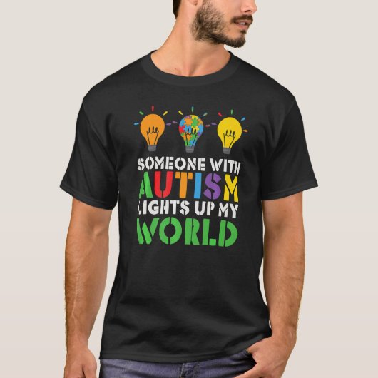 Autism Awareness Maand Autistic Family Lucky Graph T-shirt (Voorkant)