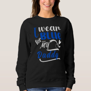 Autism Awareness Maand I Draag Blue for My Papa Au Trui