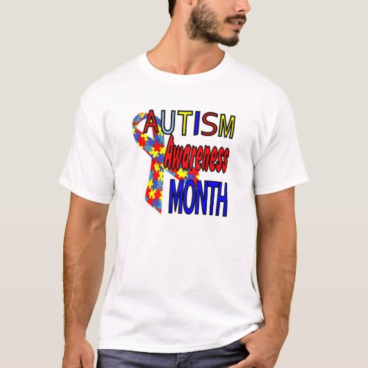 Autism Awareness Maand plus size t shirt (Voorkant)