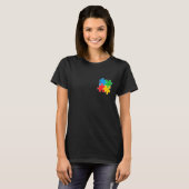 Autism Awareness Maand Puzzle Piece Pocket Special T-shirt (Voorkant volledig)