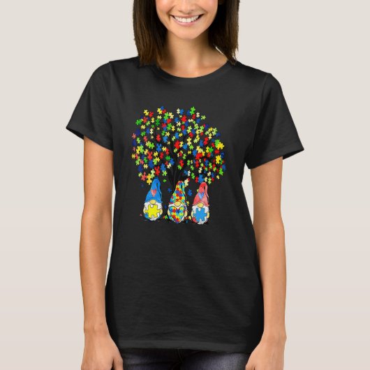 Autism Awareness Maandag April Autistic Acceptatio T-shirt (Voorkant)