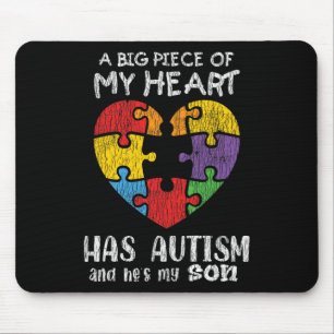 Autism Awareness Mam Dad Parents Autistic Kinder A Muismat