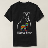 Autism Awareness Mama Beer Mama T-shirt (Design voorkant)