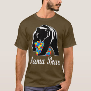 Autism Awareness Mama Beer Support Autistic Adult T-shirt