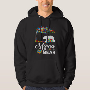 Autism Awareness Mama Beer Support Autistic Autism Hoodie