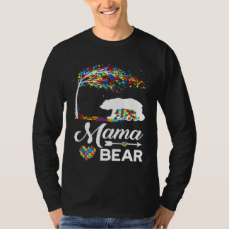 Autism Awareness Mama Beer Support Autistic Autism T-shirt