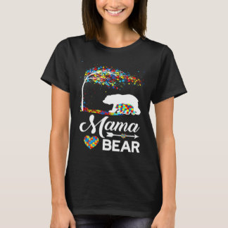 Autism Awareness Mama Beer Support Autistic Autism T-shirt