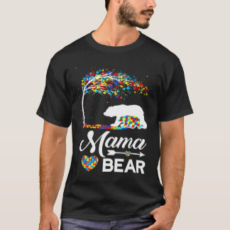 Autism Awareness Mama Beer Support Autistic Autism T-shirt