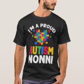 Autism Awareness Matching Family I'm a Proud Autis T-shirt (Voorkant)