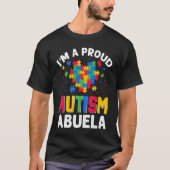 Autism Awareness Matching Family I'm a Proud Autis T-shirt (Voorkant)