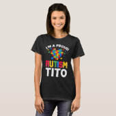 Autism Awareness Matching Family I'm a Proud Autis T-shirt (Voorkant volledig)