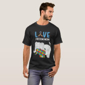 Autism Awareness Mom Love Autistic Son Daughter Mo T-shirt (Voorkant volledig)