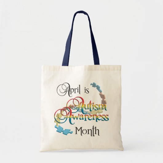 Autism Awareness Month Bag Tote Bag (Voorkant)