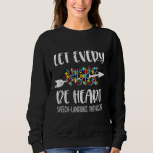 Autism Awareness Month Costume Slp Teacher Puzzle Trui