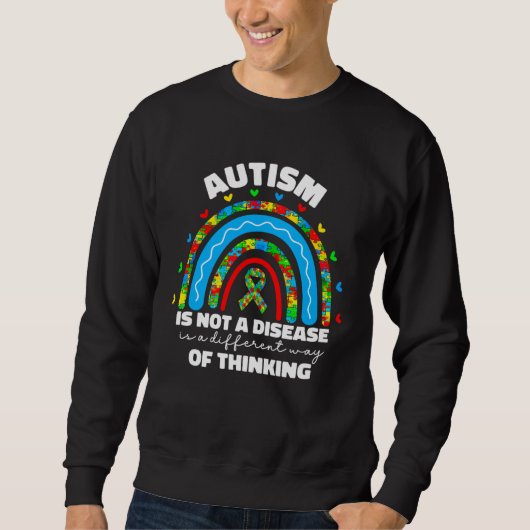 Autism Awareness Month For Kids Boys Autistic Puzz Trui (Voorkant)