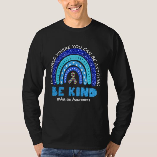 Autism Awareness Month Support Be Kind Puzzle Piec T-shirt (Voorkant)