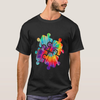 Autism Awareness Month Tie Dye Autistic Pride Neur T-shirt