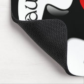 Autism Awareness Mousepad - Black Muismat (Hoek)