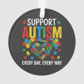 Autism awareness ornament (achterkant)