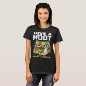Autism Awareness Owl Give A Hoot Support Autism T-shirt (Voorkant volledig)