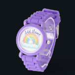 Autism Awareness Pastel Rainbow Puzzle Pieces Horloge<br><div class="desc">Show love, pride, and support with this beautifully designed Autism Awareness Watch. Featuring a vibrant purple band and a unique autism-inspired design, this watch blends fashion with purpose, it’s a daily reminder of acceptance, understanding, and the beauty of neurodiversity. Crafted for comfort and durability, this watch makes a thoughtful gift...</div>