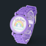 Autism Awareness Pastel Rainbow Puzzle Pieces Horloge<br><div class="desc">Show love, pride, and support with this beautifully designed Autism Awareness Watch. Featuring a vibrant purple band and a unique autism-inspired design, this watch blends fashion with purpose, it’s a daily reminder of acceptance, understanding, and the beauty of neurodiversity. Crafted for comfort and durability, this watch makes a thoughtful gift...</div>