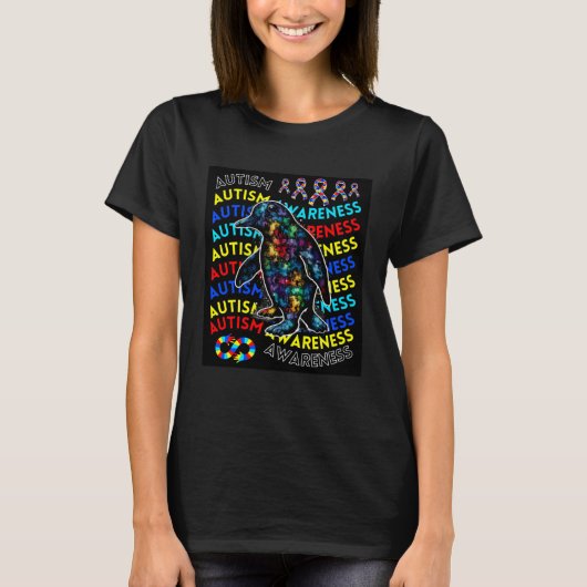 Autism Awareness Penguin For Teacher Autism Moms D T-shirt (Voorkant)