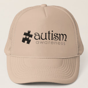 Autism Awareness Pet - Black on Tan