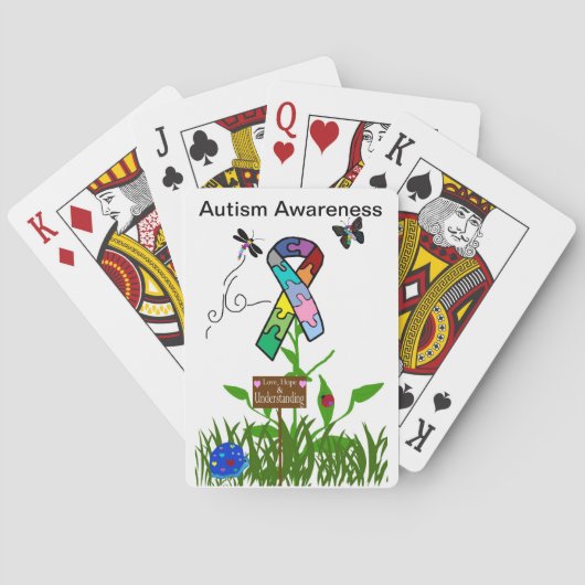 Autism Awareness Playing Cards Speelkaarten (Achterkant)