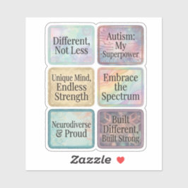 Autism Awareness – Positive Affirmation Quotes Sticker