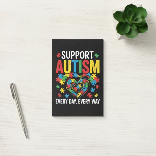 Autism awareness post-it® notes (Kantoor)