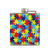 Autism Awareness-Puzzle by Shirley Taylor Heupfles (Achterkant)