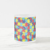 Autism Awareness-Puzzle by Shirley Taylor Matglas Koffiemok (Center)