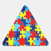Autism Awareness-Puzzle by Shirley Taylor Sticker (Voorkant)