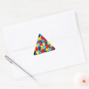 Autism Awareness-Puzzle by Shirley Taylor Sticker