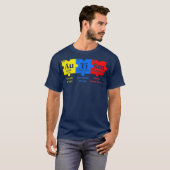 Autism Awareness Puzzle Chemical Element T-shirt (Voorkant volledig)
