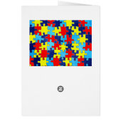 Autism Awareness-Puzzle door Shirley Taylor (Achterkant)