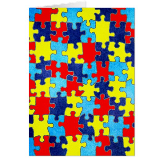 Autism Awareness-Puzzle door Shirley Taylor (Voorkant)