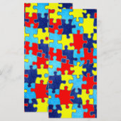 Autism Awareness-Puzzle door Shirley Taylor (Voorkant / Achterkant)
