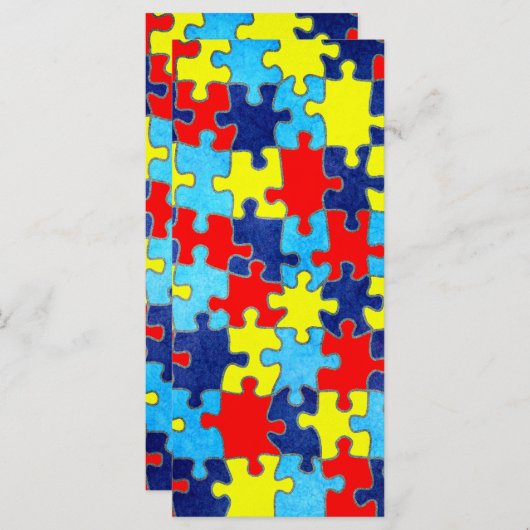 Autism Awareness-Puzzle door Shirley Taylor (Voorkant / Achterkant)