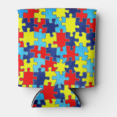 Autism Awareness-Puzzle door Shirley Taylor Blikjeskoeler (Voorkant)