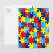 Autism Awareness-Puzzle door Shirley Taylor Briefkaart (Voorkant / Achterkant)
