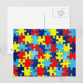 Autism Awareness-Puzzle door Shirley Taylor Briefkaart (Voorkant / Achterkant)