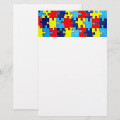 Autism Awareness-Puzzle door Shirley Taylor Briefpapier (Voorkant / Achterkant)
