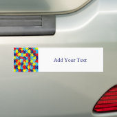 Autism Awareness-Puzzle door Shirley Taylor Bumpersticker (Op auto)